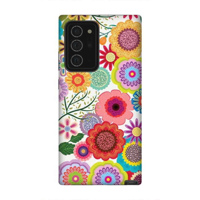 Galaxy Note 20 Ultra StrongFit Seamless Pattern with Flowers XI by ArtsCase