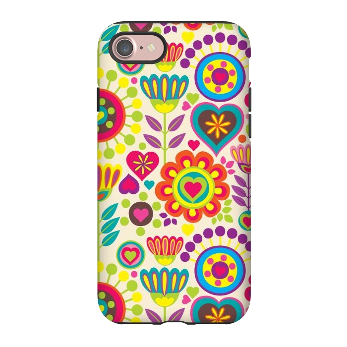 iPhone 7 StrongFit Sweet Pink Flowers 789 by ArtsCase