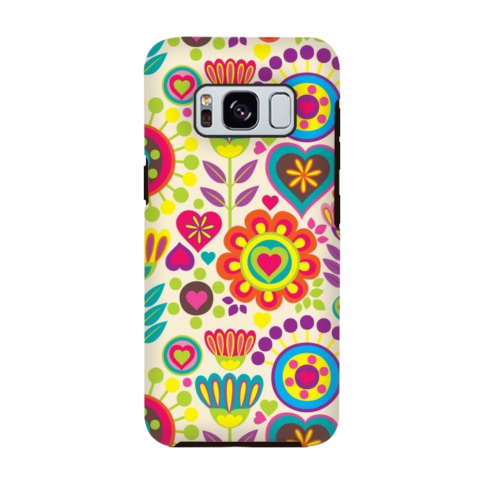 Galaxy S8 StrongFit Sweet Pink Flowers 789 by ArtsCase
