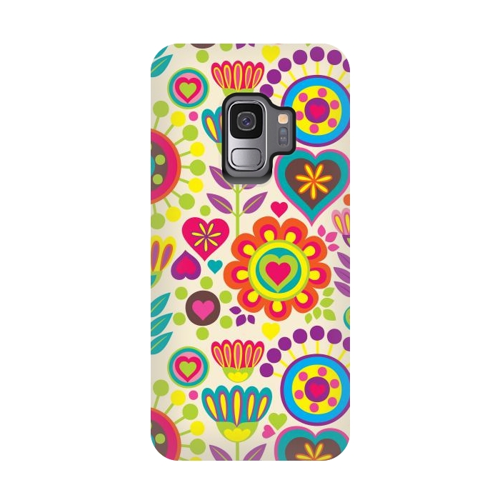 Galaxy S9 StrongFit Sweet Pink Flowers 789 by ArtsCase