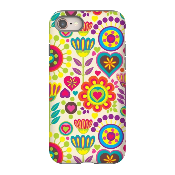 iPhone 8 StrongFit Sweet Pink Flowers 789 by ArtsCase