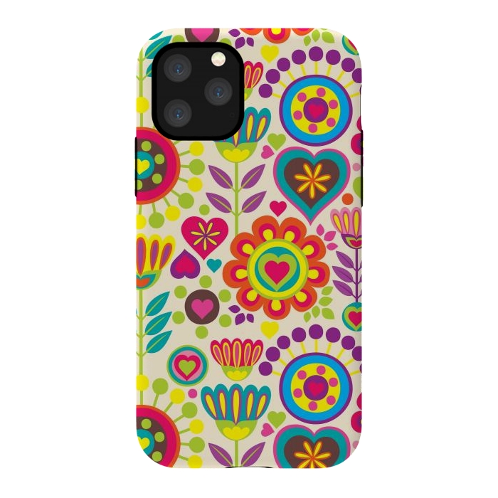 iPhone 11 Pro StrongFit Sweet Pink Flowers 789 by ArtsCase