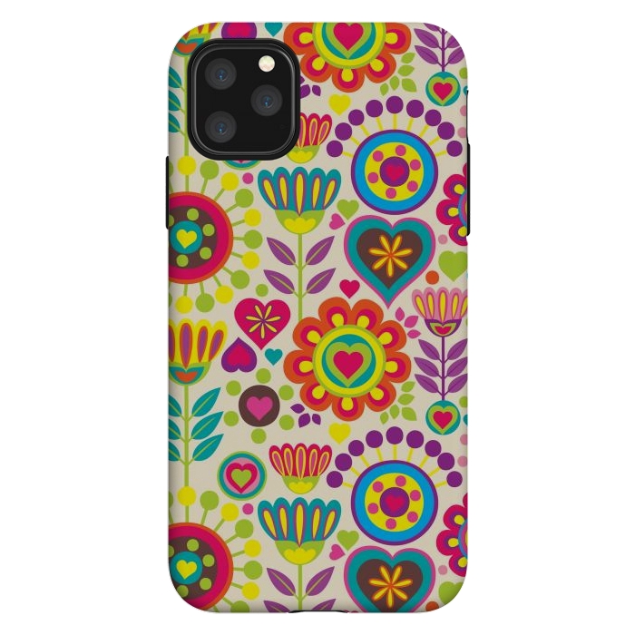 iPhone 11 Pro Max StrongFit Sweet Pink Flowers 789 by ArtsCase