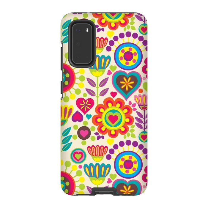 Galaxy S20 StrongFit Sweet Pink Flowers 789 by ArtsCase