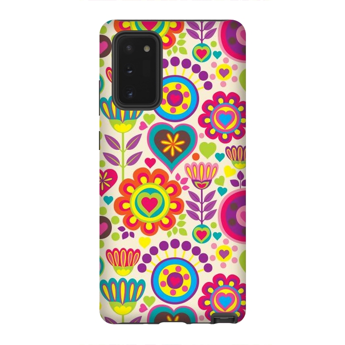 Galaxy Note 20 StrongFit Sweet Pink Flowers 789 by ArtsCase