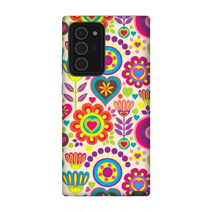 Galaxy Note 20 Ultra StrongFit Sweet Pink Flowers 789 by ArtsCase
