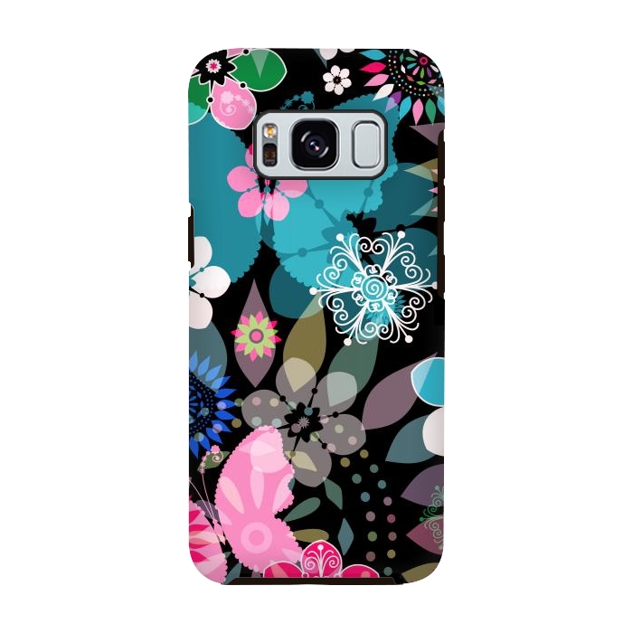 Galaxy S8 StrongFit Seamless Patterns with Flowers XII by ArtsCase