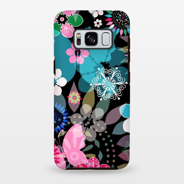 Galaxy S8 plus StrongFit Seamless Patterns with Flowers XII by ArtsCase
