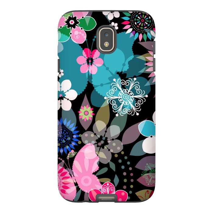 Galaxy J7 StrongFit Seamless Patterns with Flowers XII by ArtsCase