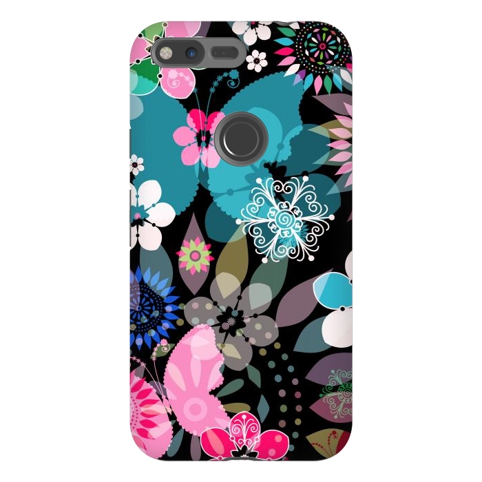 Pixel XL StrongFit Seamless Patterns with Flowers XII by ArtsCase