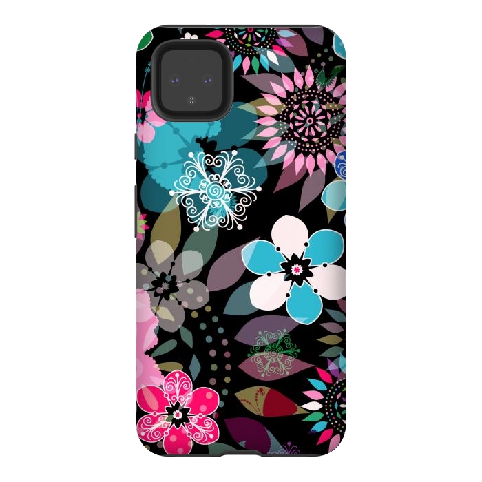 Pixel 4XL StrongFit Seamless Patterns with Flowers XII by ArtsCase