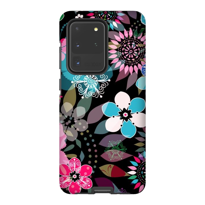 Galaxy S20 Ultra StrongFit Seamless Patterns with Flowers XII by ArtsCase