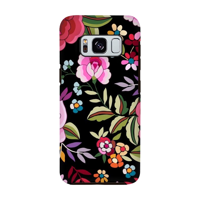Galaxy S8 StrongFit Sweet Pink Flowers by ArtsCase