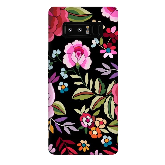 Galaxy Note 8 StrongFit Sweet Pink Flowers by ArtsCase