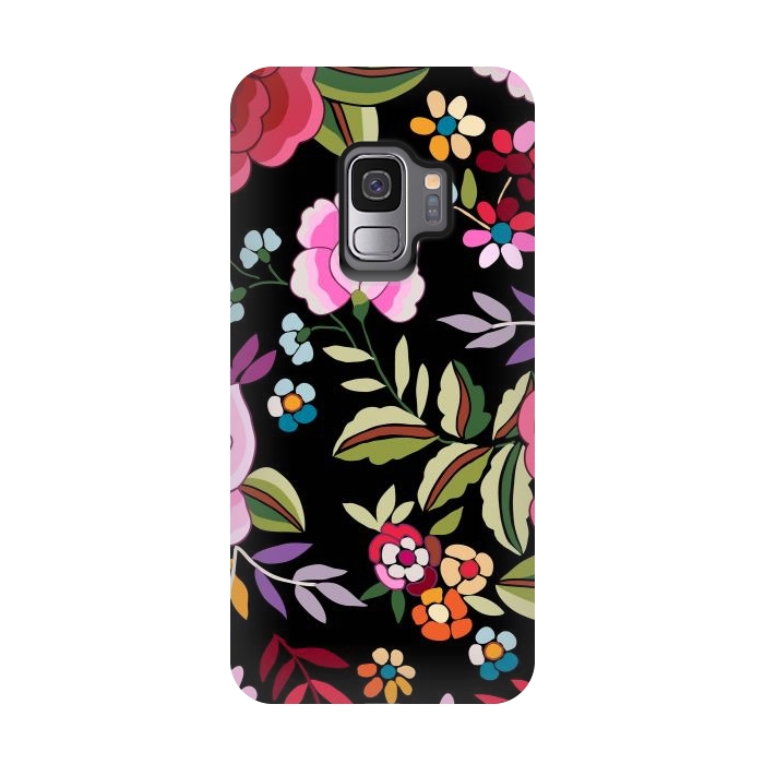 Galaxy S9 StrongFit Sweet Pink Flowers by ArtsCase