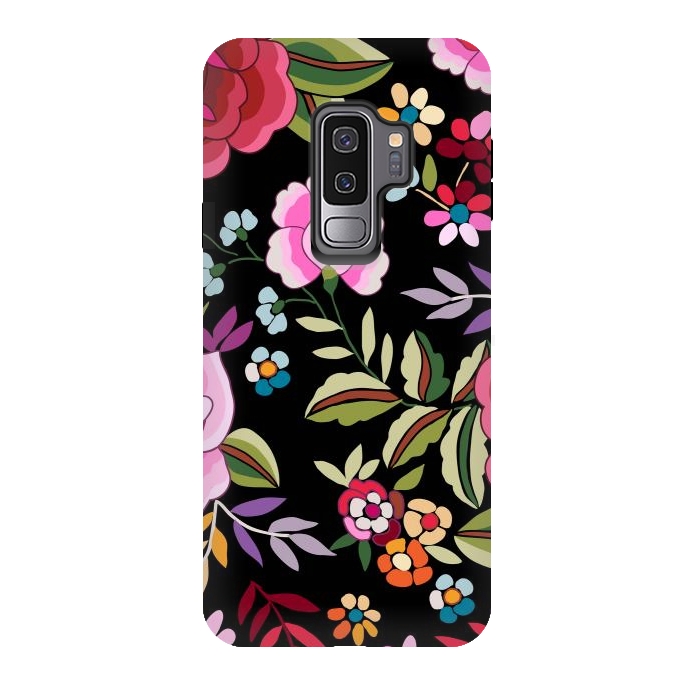 Galaxy S9 plus StrongFit Sweet Pink Flowers by ArtsCase
