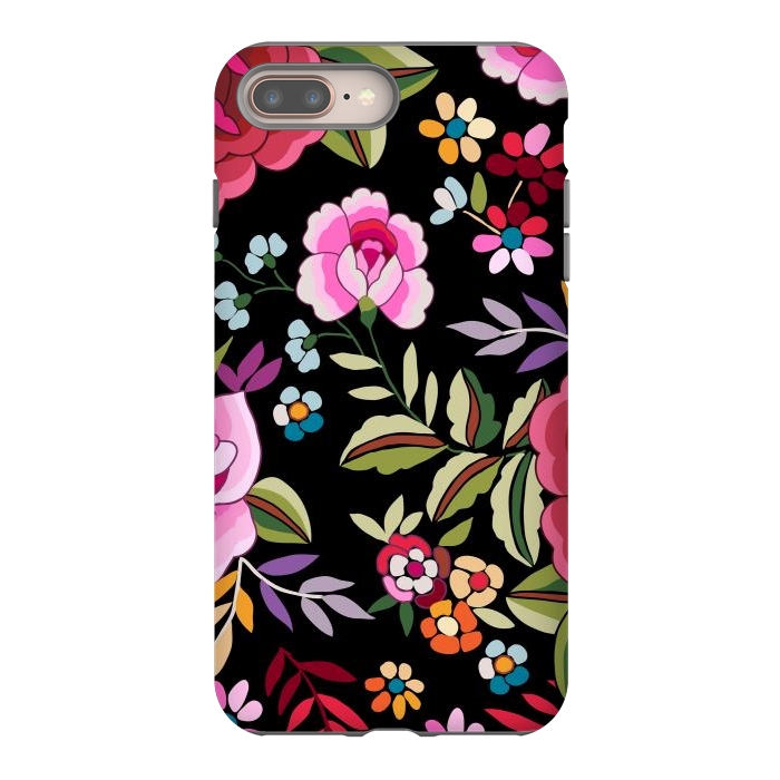 iPhone 8 plus StrongFit Sweet Pink Flowers by ArtsCase
