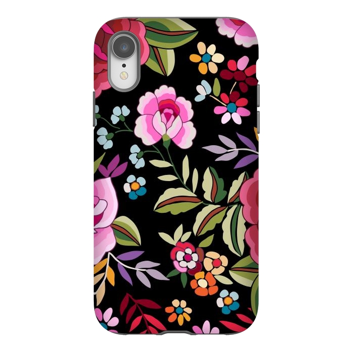 iPhone Xr StrongFit Sweet Pink Flowers by ArtsCase