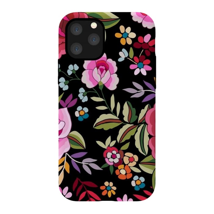 iPhone 11 Pro StrongFit Sweet Pink Flowers by ArtsCase