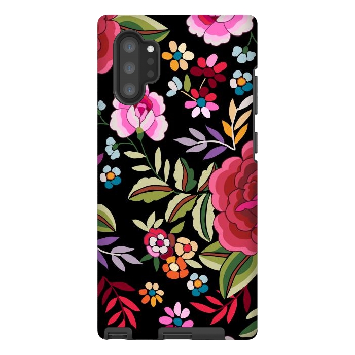 Galaxy Note 10 plus StrongFit Sweet Pink Flowers by ArtsCase