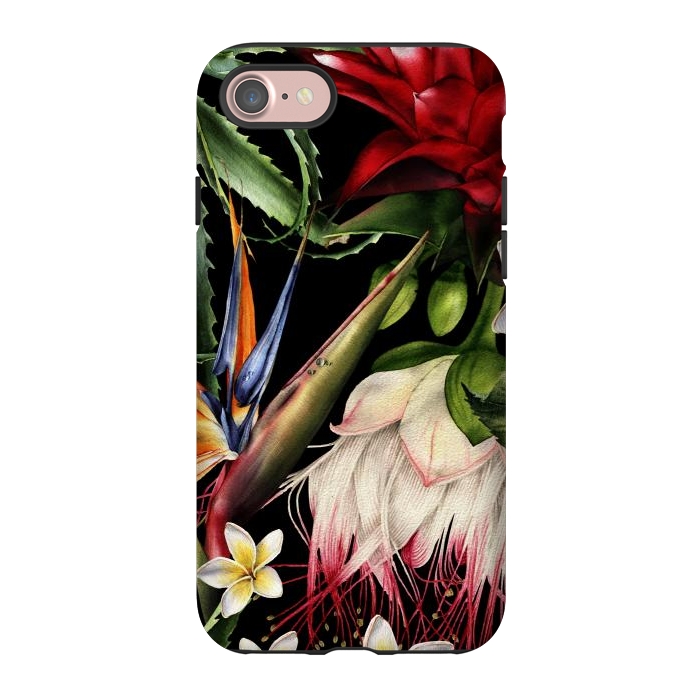 iPhone 7 StrongFit Tropical Design Flowers 000 by ArtsCase