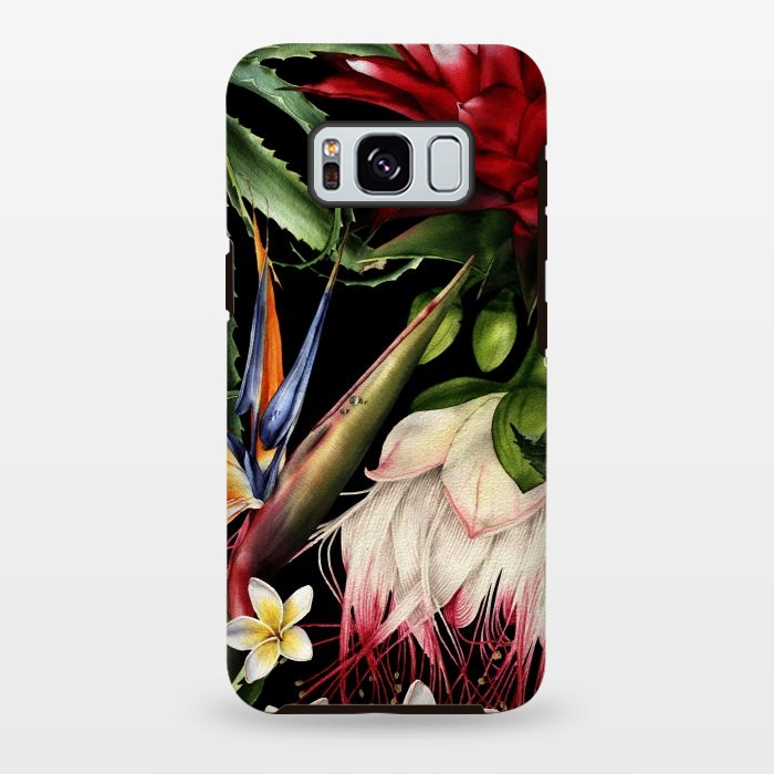 Galaxy S8 plus StrongFit Tropical Design Flowers 000 by ArtsCase