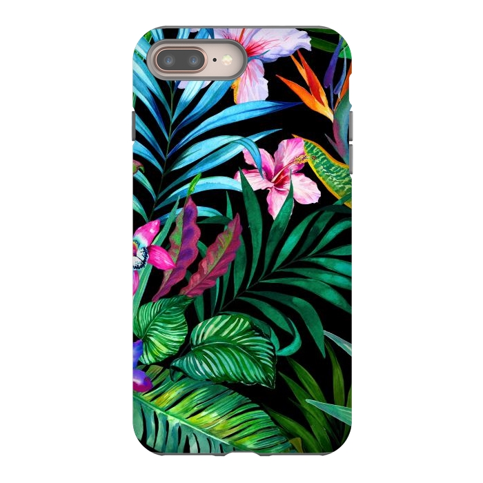 iPhone 7 plus StrongFit Tropical Exotic Pattern by ArtsCase