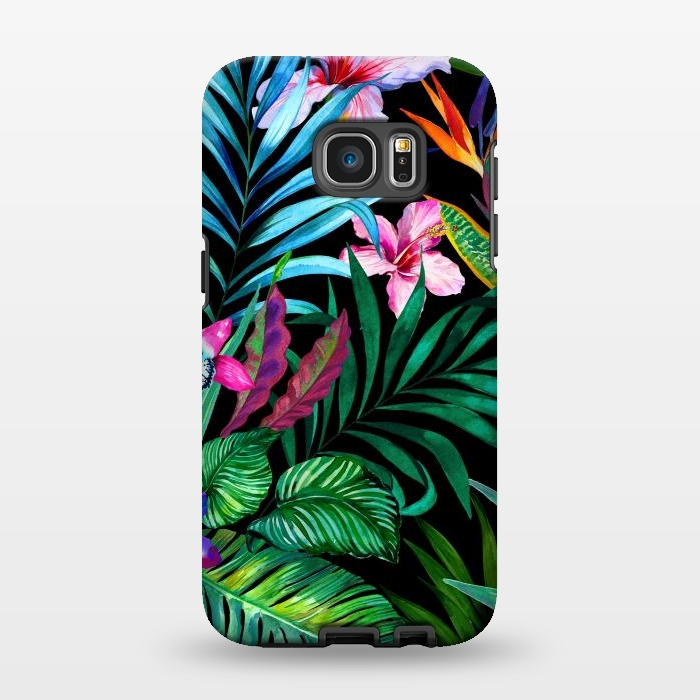 Galaxy S7 EDGE StrongFit Tropical Exotic Pattern by ArtsCase