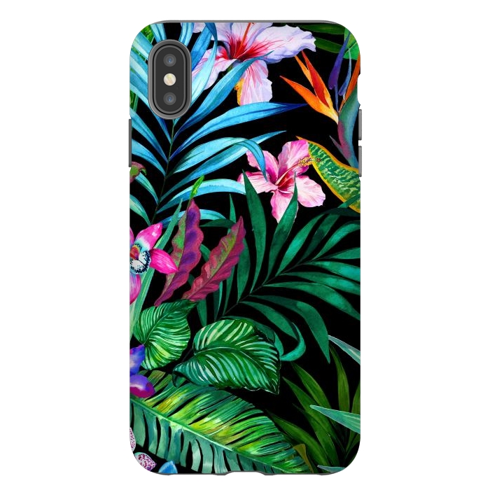 iPhone Xs Max StrongFit Tropical Exotic Pattern by ArtsCase