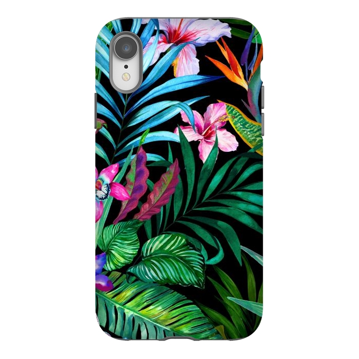 iPhone Xr StrongFit Tropical Exotic Pattern by ArtsCase
