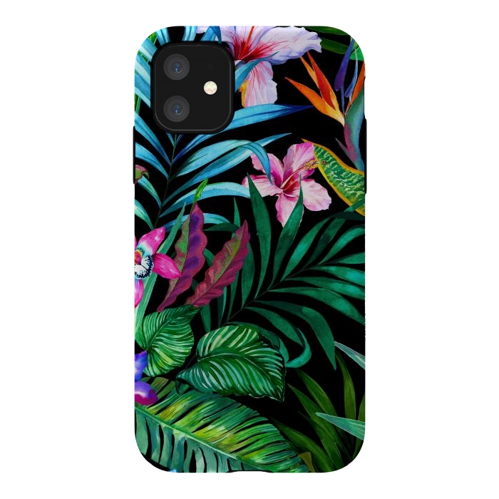 iPhone 11 StrongFit Tropical Exotic Pattern by ArtsCase