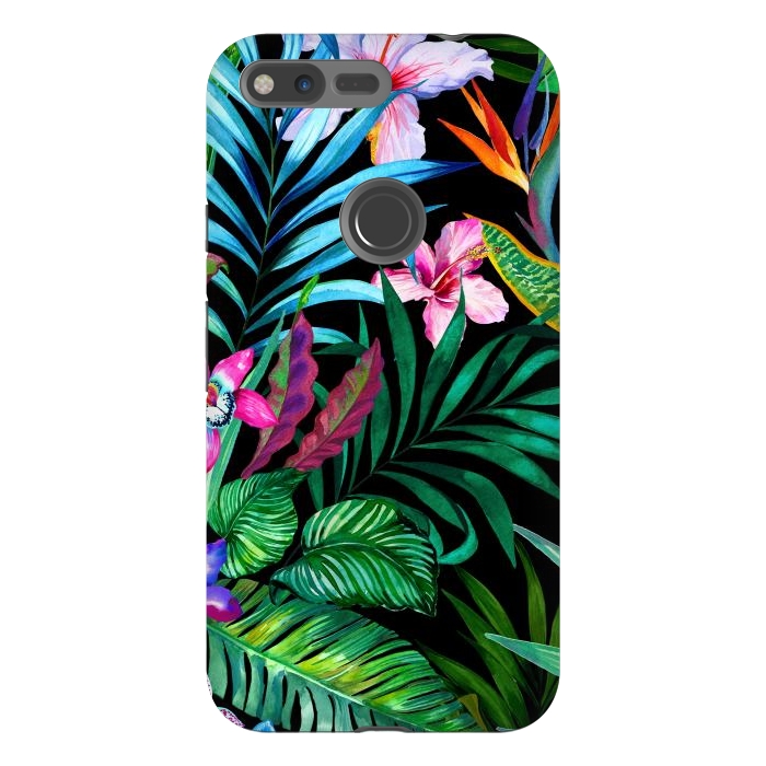 Pixel XL StrongFit Tropical Exotic Pattern by ArtsCase