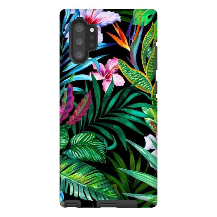 Galaxy Note 10 plus StrongFit Tropical Exotic Pattern by ArtsCase