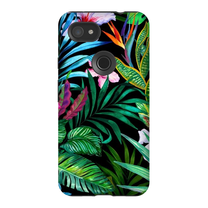 Pixel 3AXL StrongFit Tropical Exotic Pattern by ArtsCase