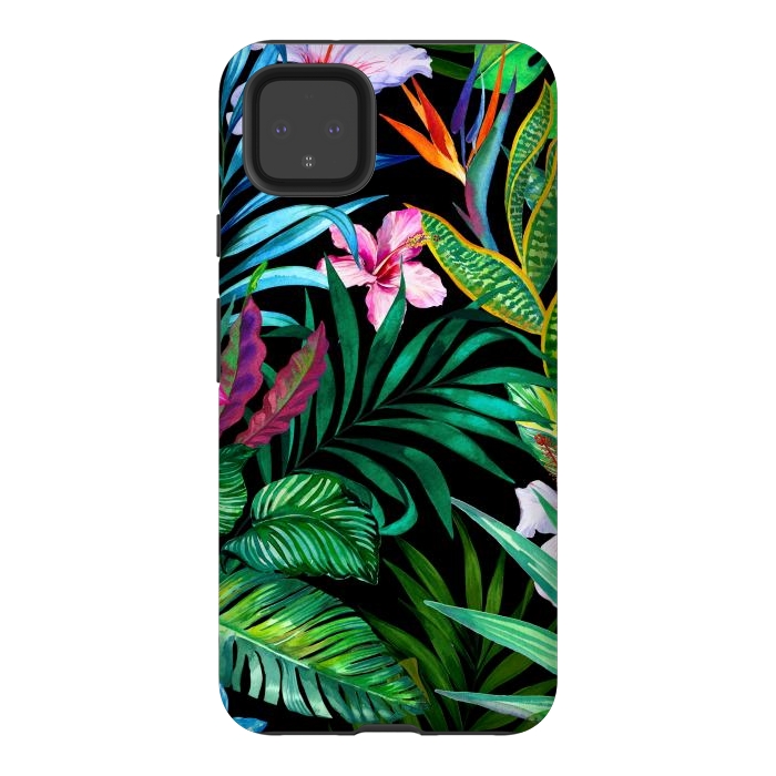Pixel 4XL StrongFit Tropical Exotic Pattern by ArtsCase
