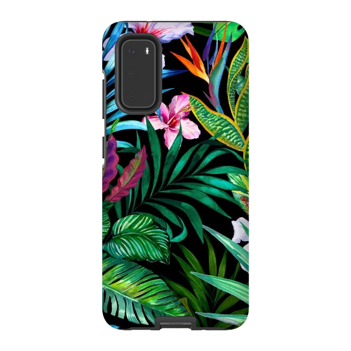 Galaxy S20 StrongFit Tropical Exotic Pattern by ArtsCase