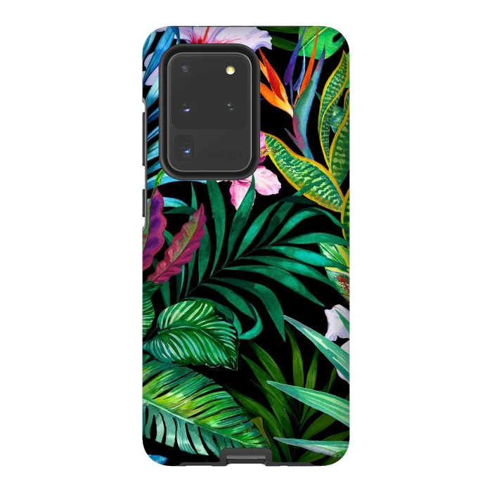 Galaxy S20 Ultra StrongFit Tropical Exotic Pattern by ArtsCase