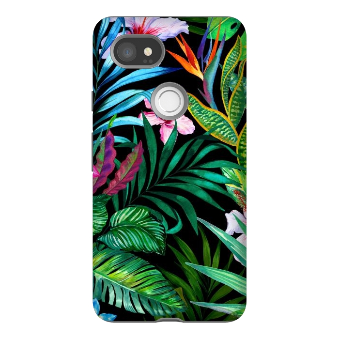 Pixel 2XL StrongFit Tropical Exotic Pattern by ArtsCase