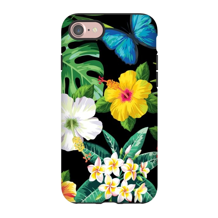 iPhone 7 StrongFit Tropical Flowers 1 by ArtsCase
