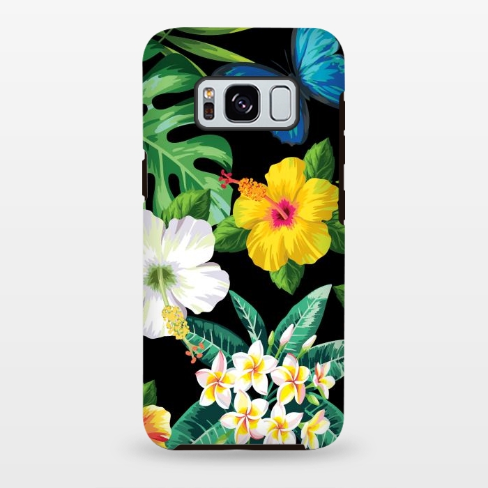 Galaxy S8 plus StrongFit Tropical Flowers 1 by ArtsCase