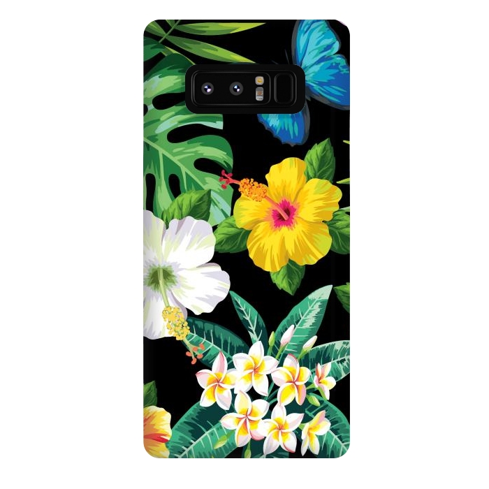 Galaxy Note 8 StrongFit Tropical Flowers 1 by ArtsCase