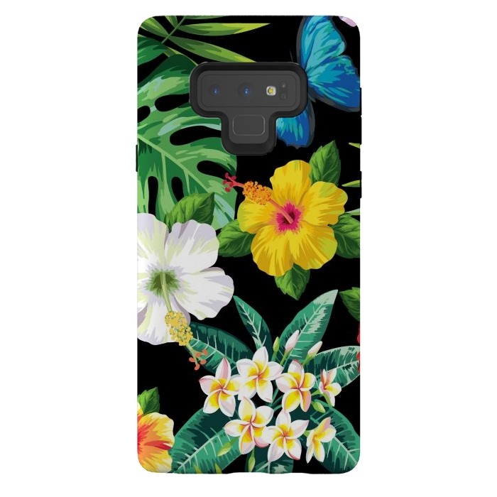 Galaxy Note 9 StrongFit Tropical Flowers 1 by ArtsCase