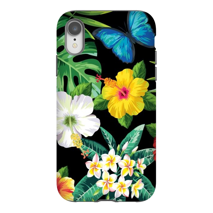 iPhone Xr StrongFit Tropical Flowers 1 by ArtsCase