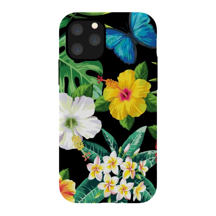 iPhone 11 Pro StrongFit Tropical Flowers 1 by ArtsCase
