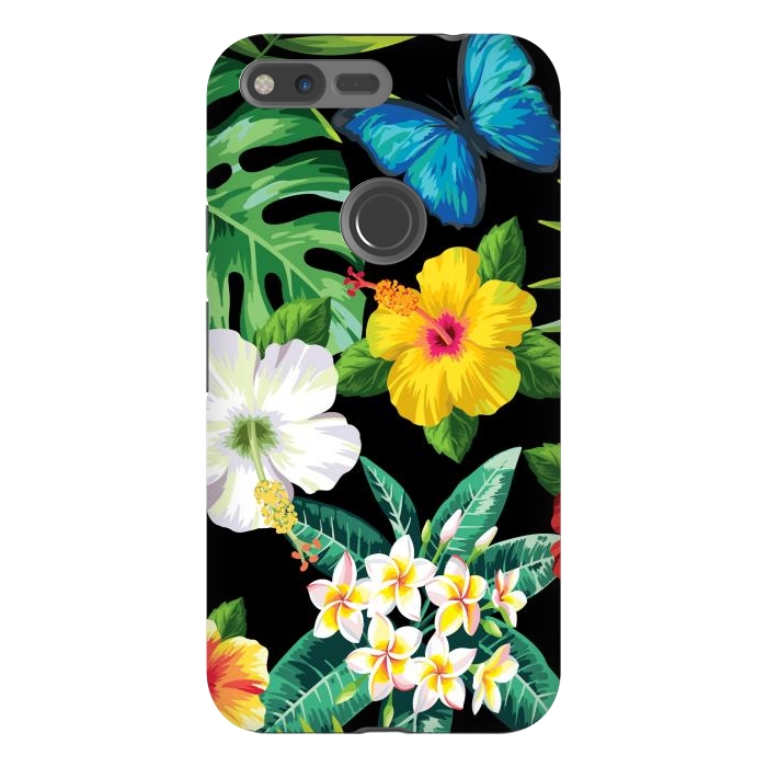Pixel XL StrongFit Tropical Flowers 1 by ArtsCase