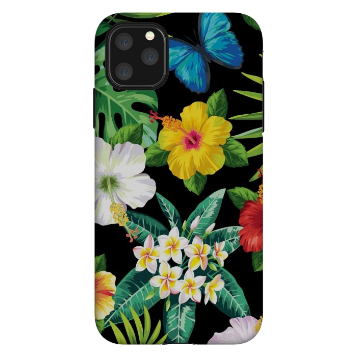 iPhone 11 Pro Max StrongFit Tropical Flowers 1 by ArtsCase