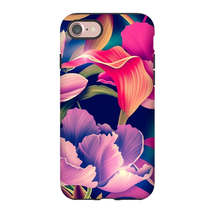 iPhone 7 StrongFit Tropical Flowers XVII by ArtsCase