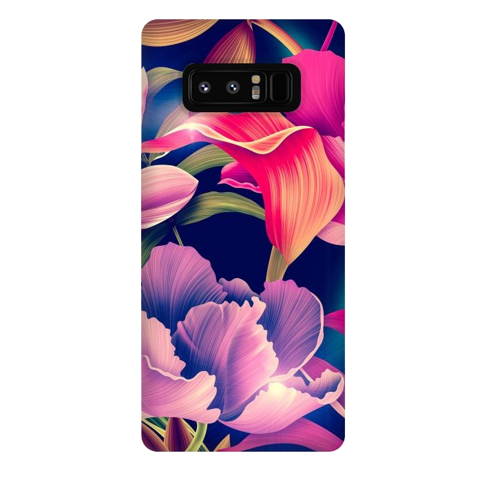 Galaxy Note 8 StrongFit Tropical Flowers XVII by ArtsCase