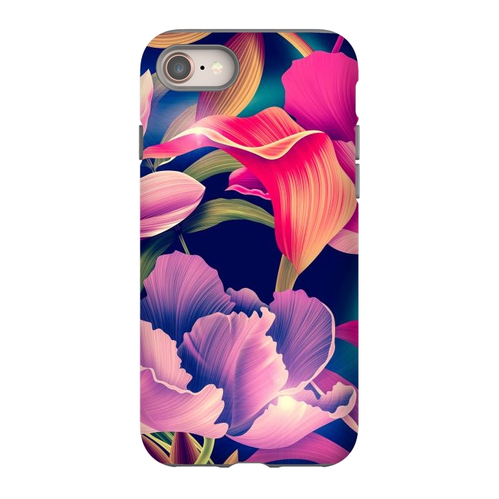 iPhone SE StrongFit Tropical Flowers XVII by ArtsCase