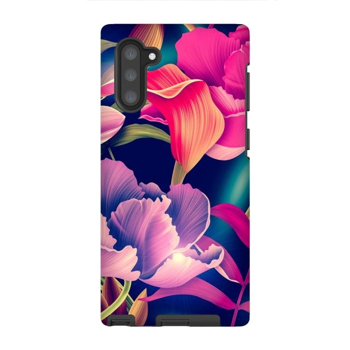 Galaxy Note 10 StrongFit Tropical Flowers XVII by ArtsCase